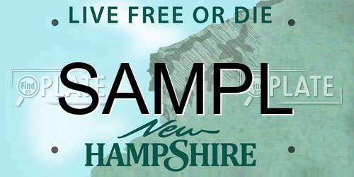 SAMPL New Hampshire License Plate