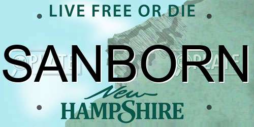 SANBORN New Hampshire License Plate