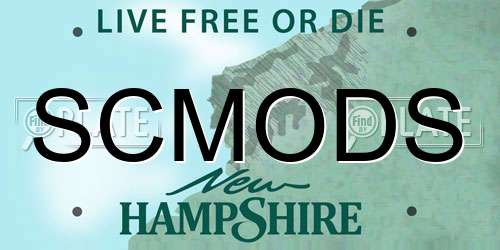 SCMODS New Hampshire License Plate