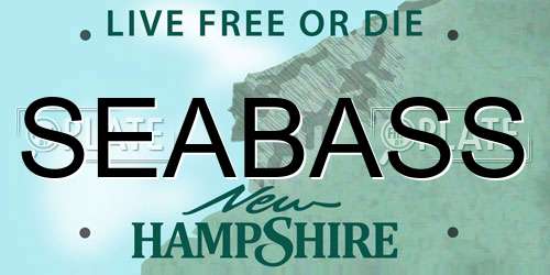 SEABASS New Hampshire License Plate