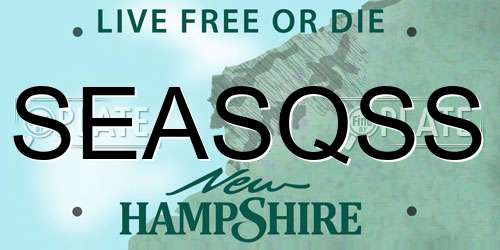 SEASQSS New Hampshire License Plate