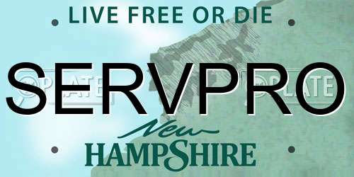 SERVPRO New Hampshire License Plate