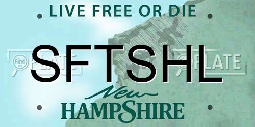 SFTSHL New Hampshire License Plate