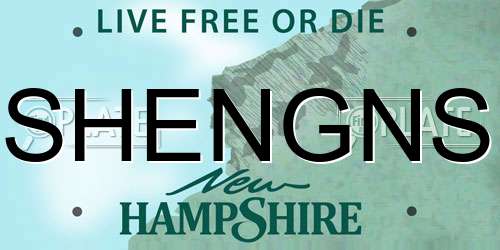 SHENGNS New Hampshire License Plate