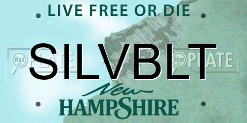 SILVBLT New Hampshire License Plate