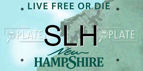 SLH New Hampshire License Plate