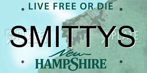 SMITTYS New Hampshire License Plate