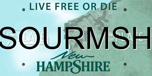 SOURMSH New Hampshire License Plate