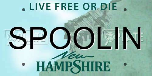 SPOOLIN New Hampshire License Plate