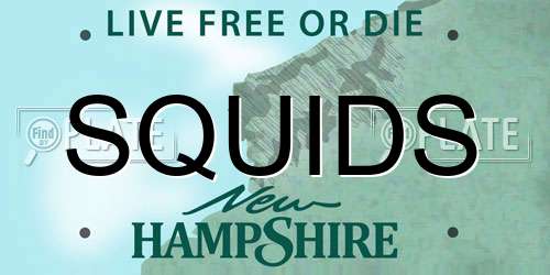 SQUIDS New Hampshire License Plate