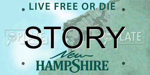 STORY New Hampshire License Plate