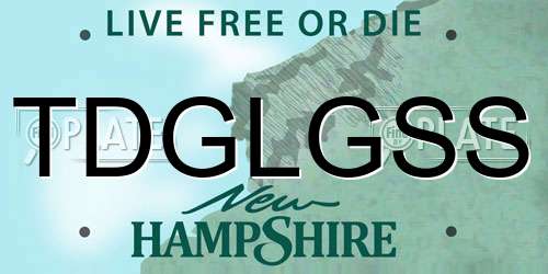 TDGLGSS New Hampshire License Plate