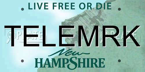 TELEMRK New Hampshire License Plate