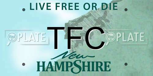 TFC New Hampshire License Plate