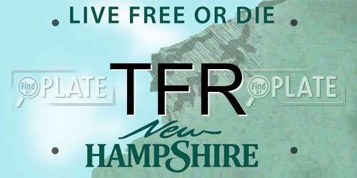 TFR New Hampshire License Plate