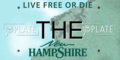 THE New Hampshire License Plate