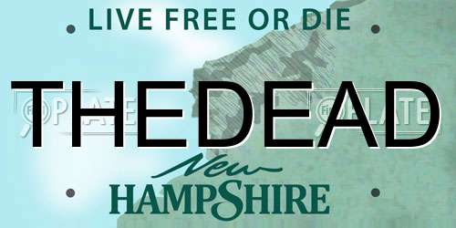 THEDEAD New Hampshire License Plate