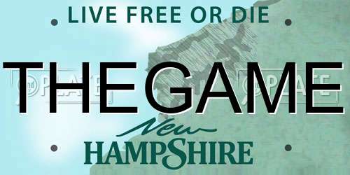 THEGAME New Hampshire License Plate