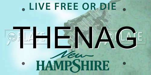 THENAG New Hampshire License Plate
