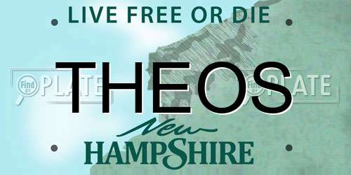 THEOS New Hampshire License Plate