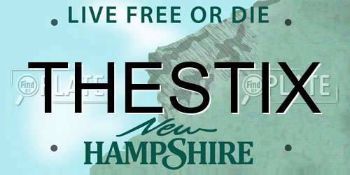 THESTIX New Hampshire License Plate