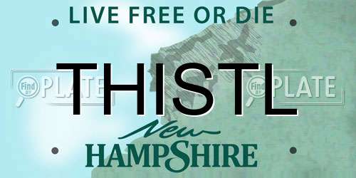THISTL New Hampshire License Plate