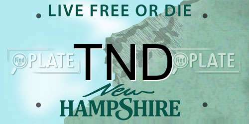 TND New Hampshire License Plate