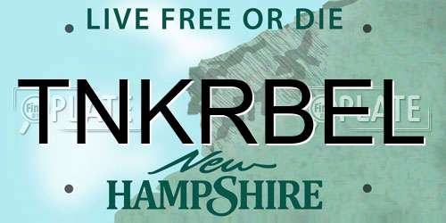 TNKRBEL New Hampshire License Plate
