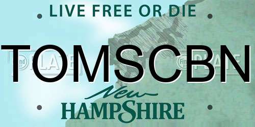 TOMSCBN New Hampshire License Plate