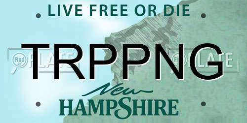 TRPPNG New Hampshire License Plate