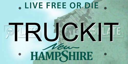 TRUCKIT New Hampshire License Plate