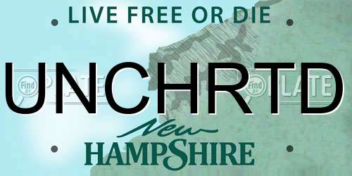 UNCHRTD New Hampshire License Plate