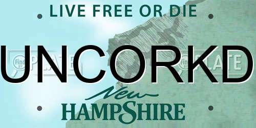 UNCORKD New Hampshire License Plate
