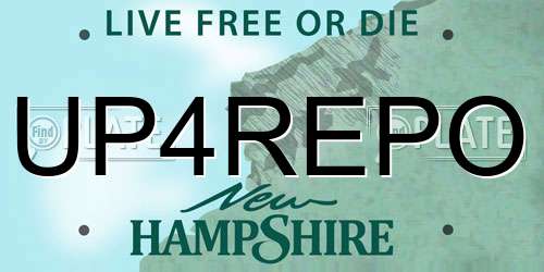 UP4REPO New Hampshire License Plate
