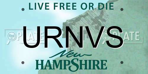 URNVS New Hampshire License Plate