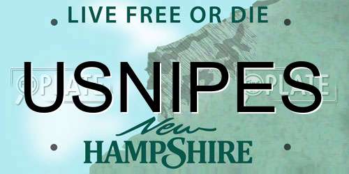 USNIPES New Hampshire License Plate