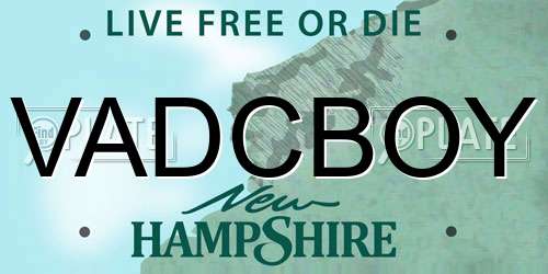 VADCBOY New Hampshire License Plate