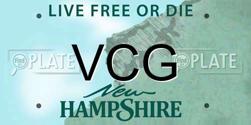 VCG New Hampshire License Plate