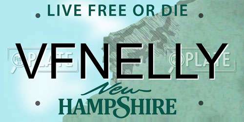 VFNELLY New Hampshire License Plate