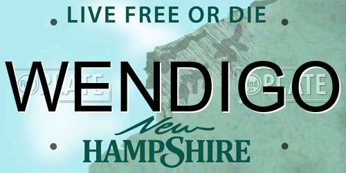 WENDIGO New Hampshire License Plate