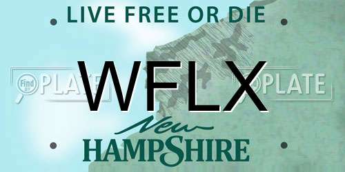 WFLX New Hampshire License Plate