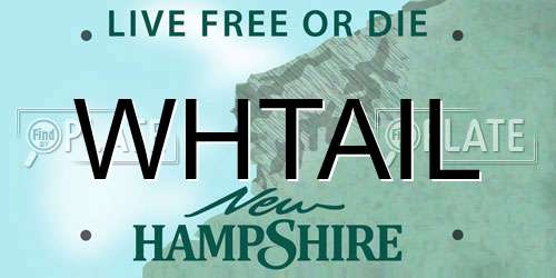 WHTAIL New Hampshire License Plate