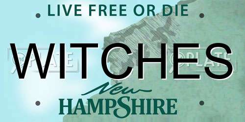 WITCHES New Hampshire License Plate