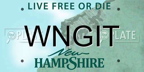 WNGIT New Hampshire License Plate