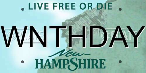 WNTHDAY New Hampshire License Plate