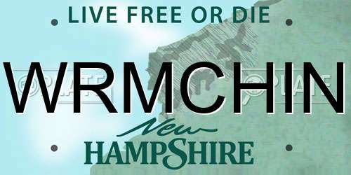 WRMCHIN New Hampshire License Plate