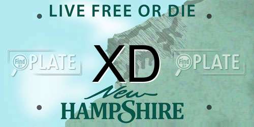 XD New Hampshire License Plate