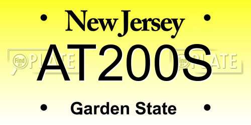 AT200S New Jersey License Plate