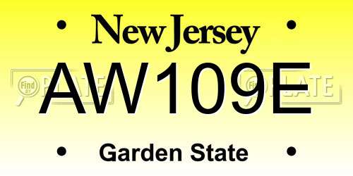 AW109E New Jersey License Plate