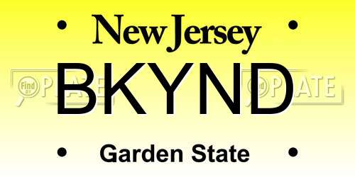 BKYND New Jersey License Plate